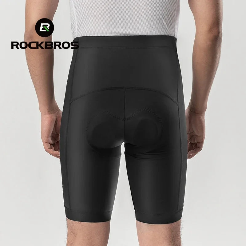 ROCKBROS Men’s Cycling Shorts — 3D Gel Pad Anti-Slip Breathable Bike Liner — view 6 of shorts