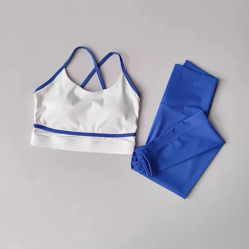 Women's Activewear 2-Piece Workout Set — High-Waist Leggings + Sports Bra Yoga Suit — view 8 of women's activewear