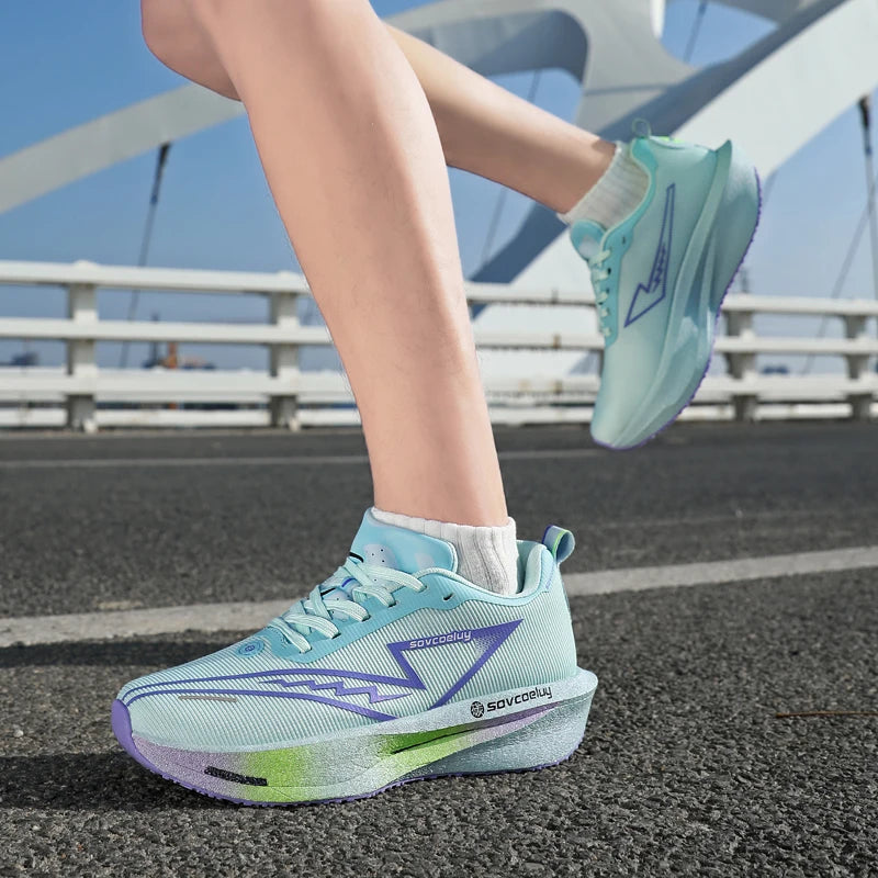 All-Season Carbon Plate Running Shoes — Marathon Performance Sneakers Men & Women — view 6 of athletic & training