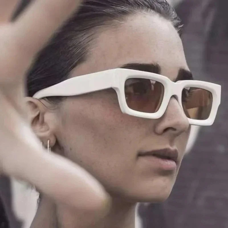 Classic Square Sunglasses Men Vintage — Designer Trend Luxury Driving Punk UV400 Shades — view 2 of sunglasses
