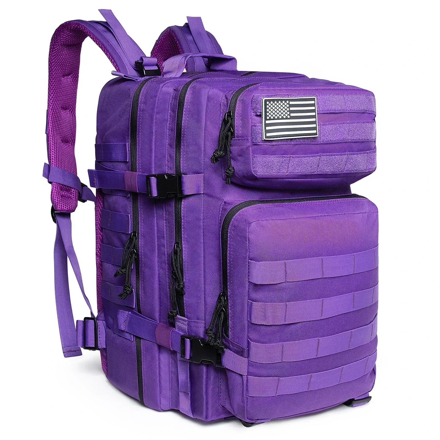 45L Tactical Military-Style Backpack — MOLLE Webbing for EDC & 3-Day Use — view 15 of outdoor sports