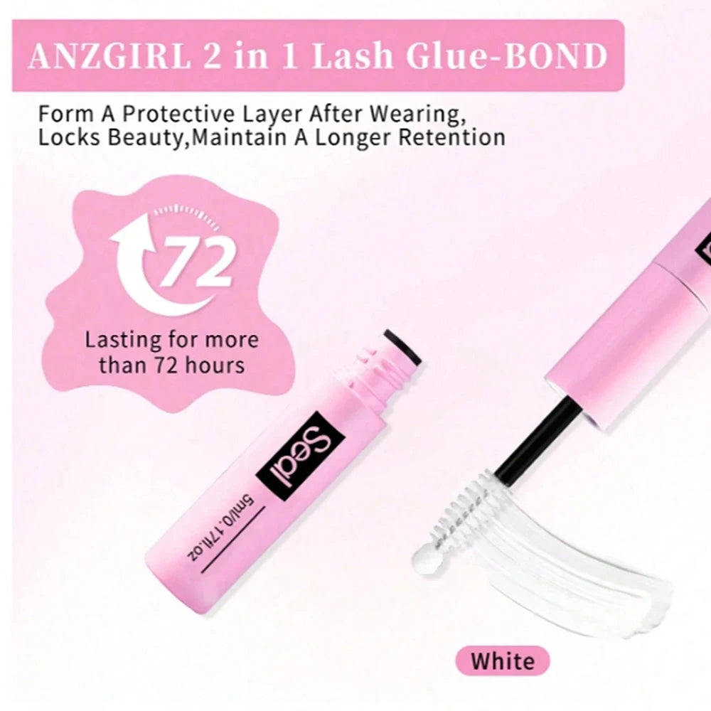 48H Lash Cluster Bond & Seal – Strong Hold Eyelash Glue for DIY Lash Extensions — view 5 of beauty & personal care