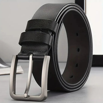 Belts Genuine Leather Men's Pin-Buckle Belt — Elegant Luxury — view 1 of belts