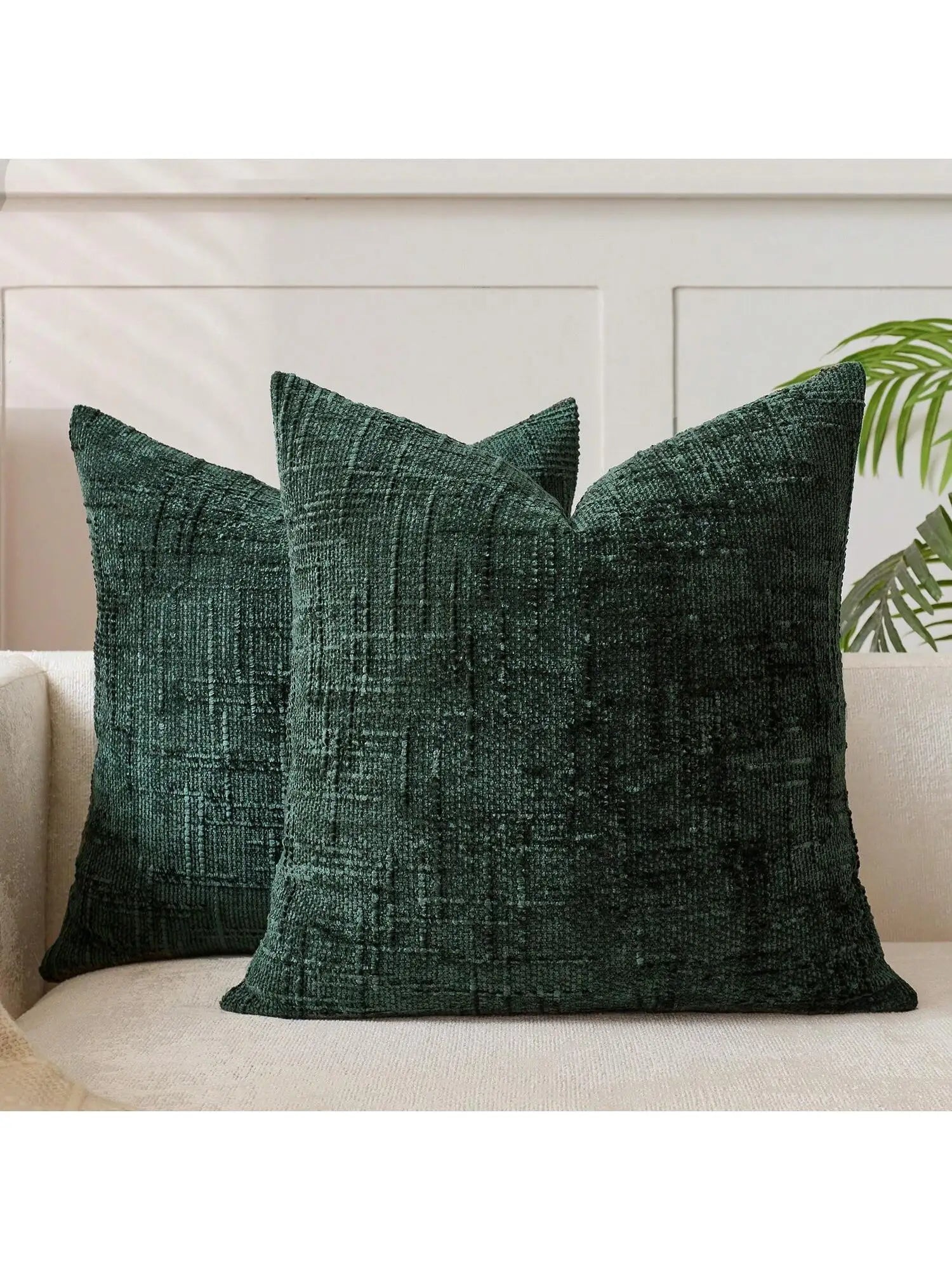 Khaki Chenille Striped Cushion Cover &mdash; 30&times;50 cm Geometric Throw Pillow for Sofa &amp; Bed — view 12 of cushion covers & pillow cases