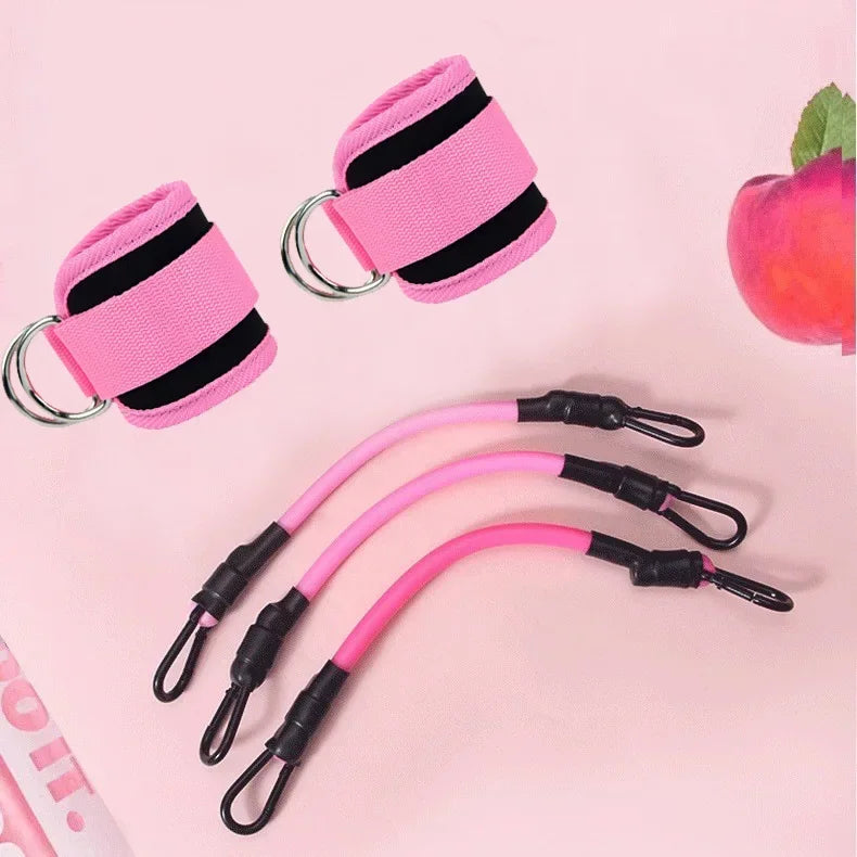 Resistance Bands — Ankle Strap Yoga Set, Elastic Fitness Loop Bands — view 6 of sports & fitness
