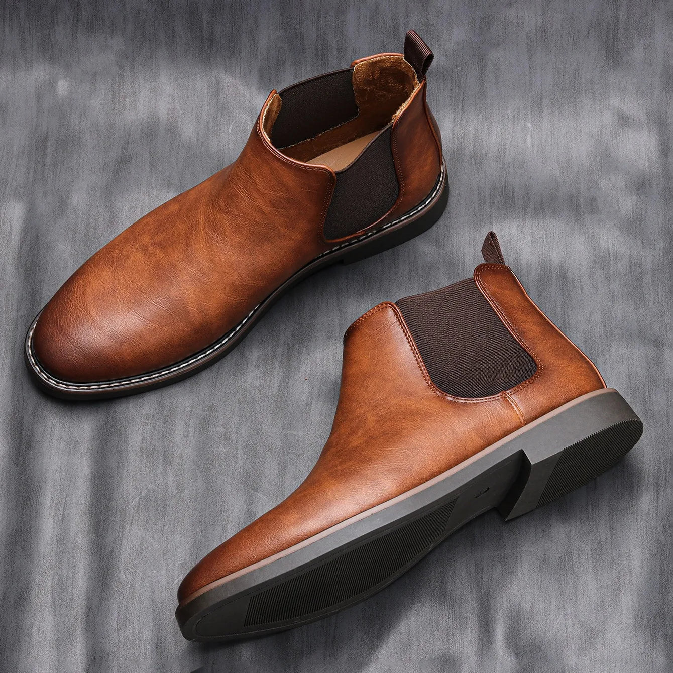 Men's Chelsea Boots — Retro Brand Comfortable Fashion Boots (Sizes 40–46) — view 4 of boots