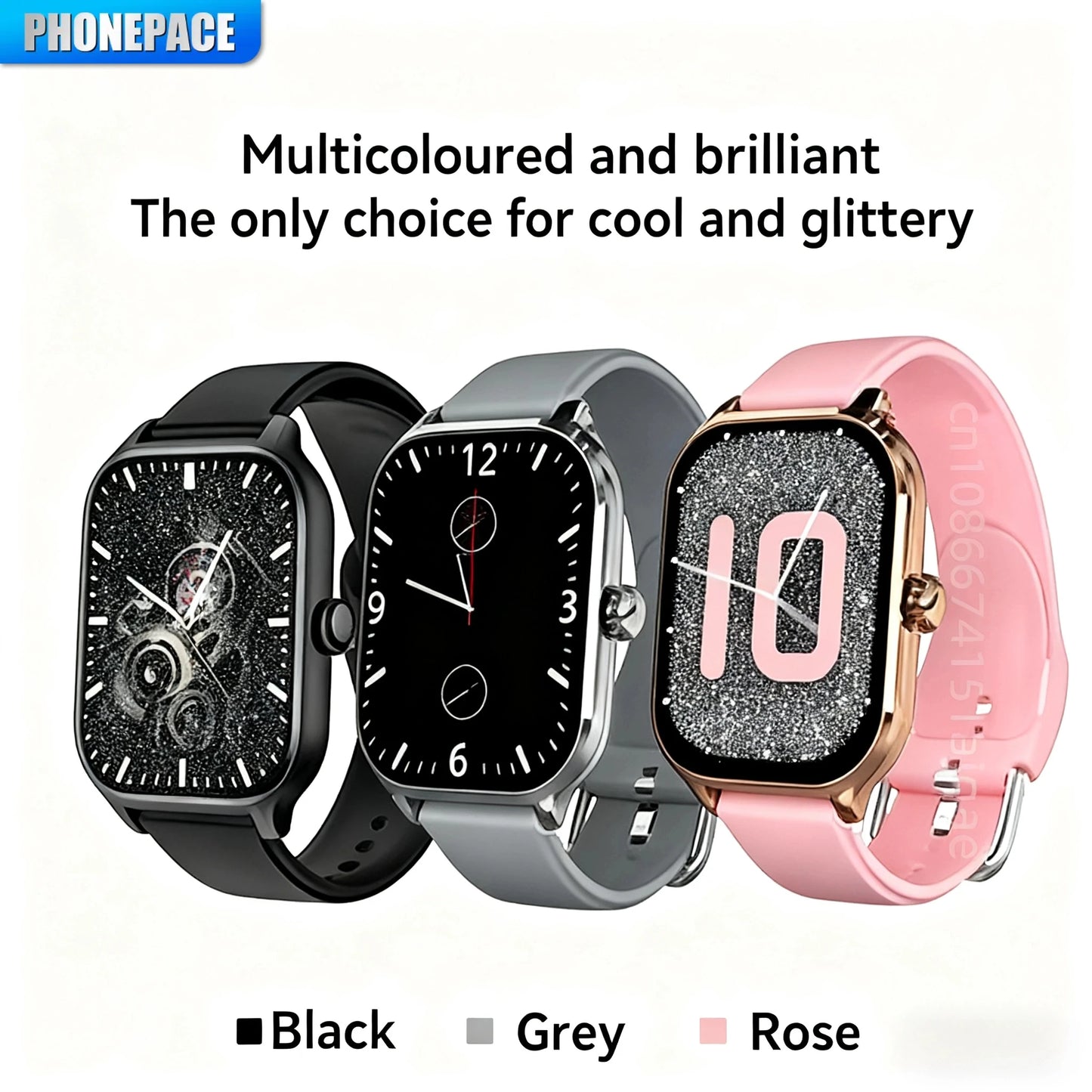 HOMEFISH C20 Smart Watch — 1.77in HD Bluetooth Call Sports Mode Smartwatch — view 2 of smart watches