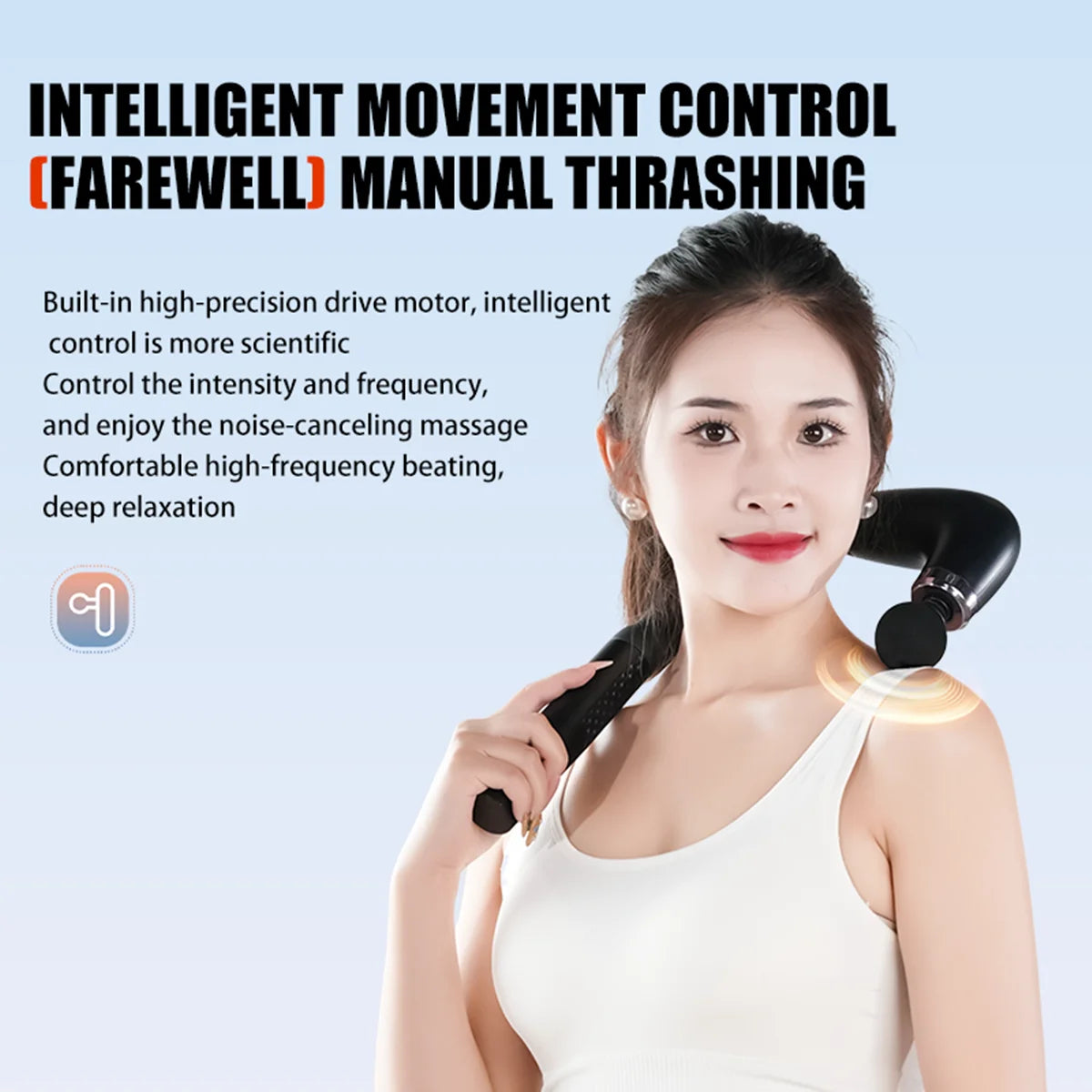 Fascia Gun — Electric Trigger-Point Massage Gun, Pro Body Recovery Massager — view 2 of sports & fitness