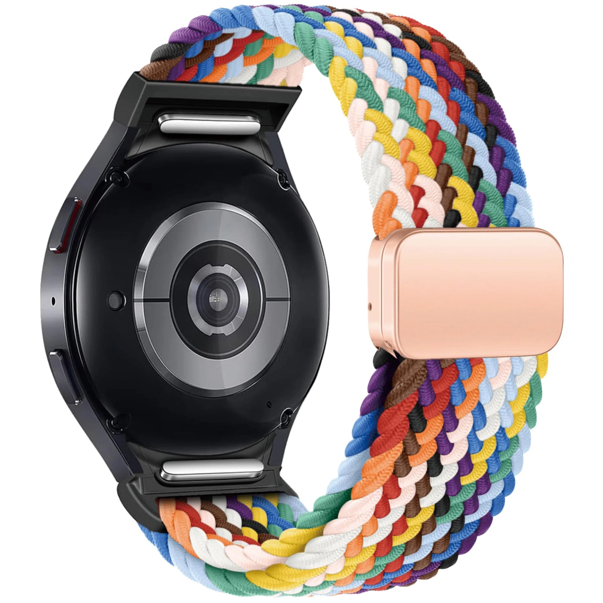 No-Gaps Braided Band for Samsung Galaxy Watch — 40/44/45/46/47mm Nylon Strap — view 17 of watch straps