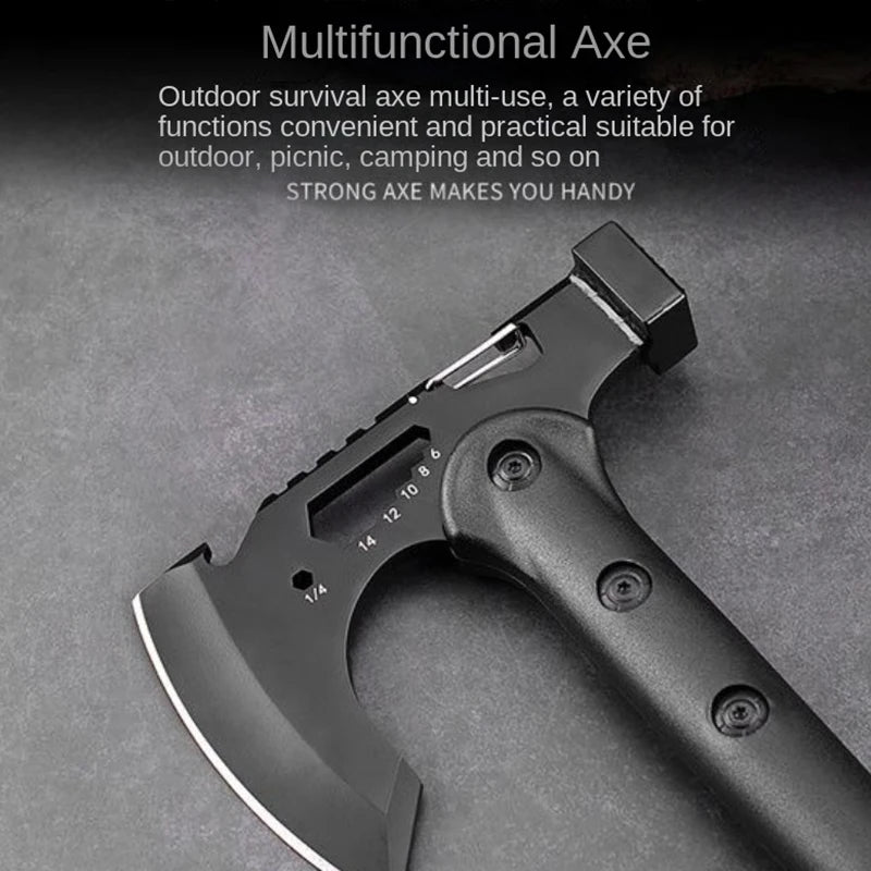 Devil's Assault Tactical Camping Axe — Multi-Function Survival Hatchet — view 3 of outdoor sports