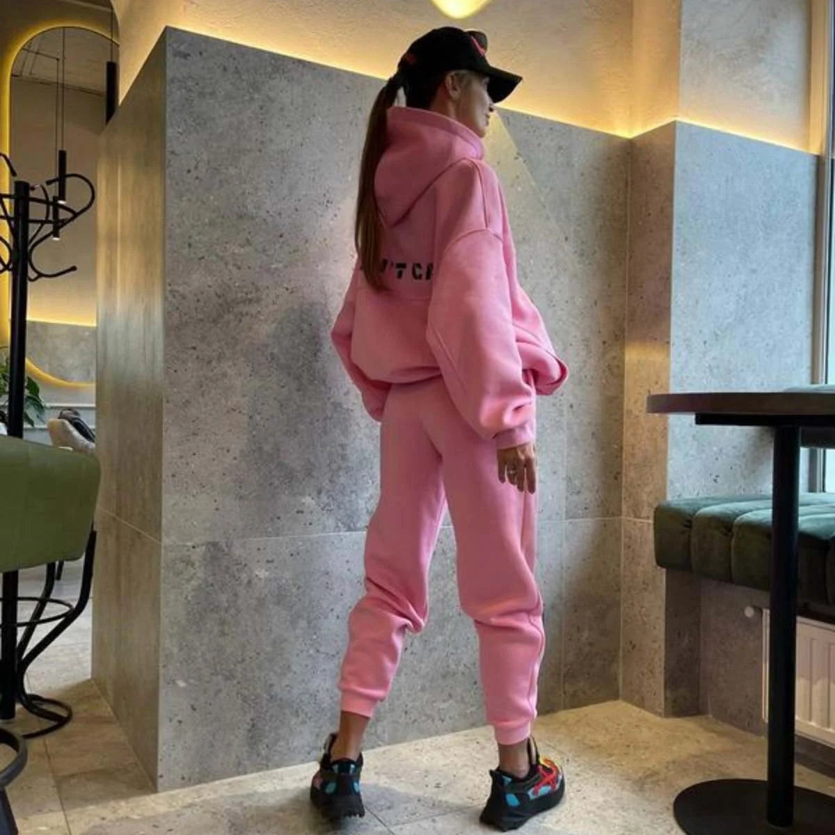 Women&rsquo;s Zip-Up Hoodie Sweatsuit &mdash; Spring Jacket &amp; Jogger Set for Running &amp; Casual Wear — view 3 of tracksuits