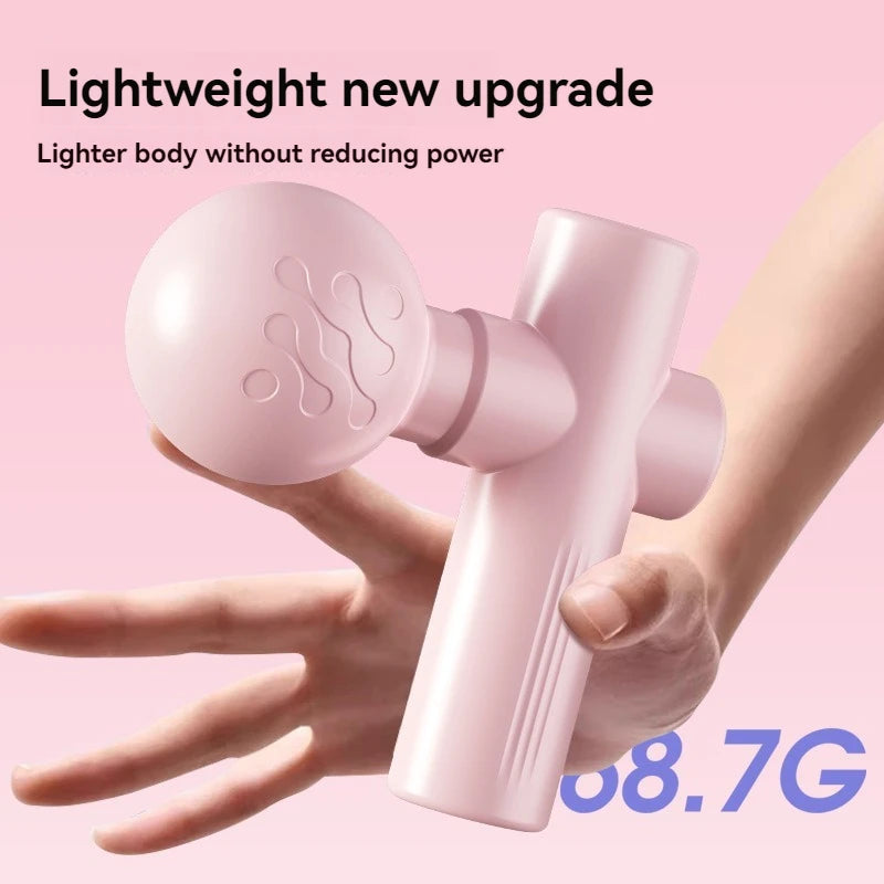 2025 USB Mini Massage Gun – Portable Fascia Muscle Relaxation Neck Massager (AIBOULLY)
