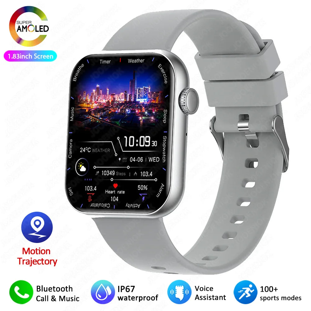 2025 Men's Sports Smart Watch — 1.9in IP68 Waterproof Heart Rate AI Voice Smartwatch — view 10 of smart watches