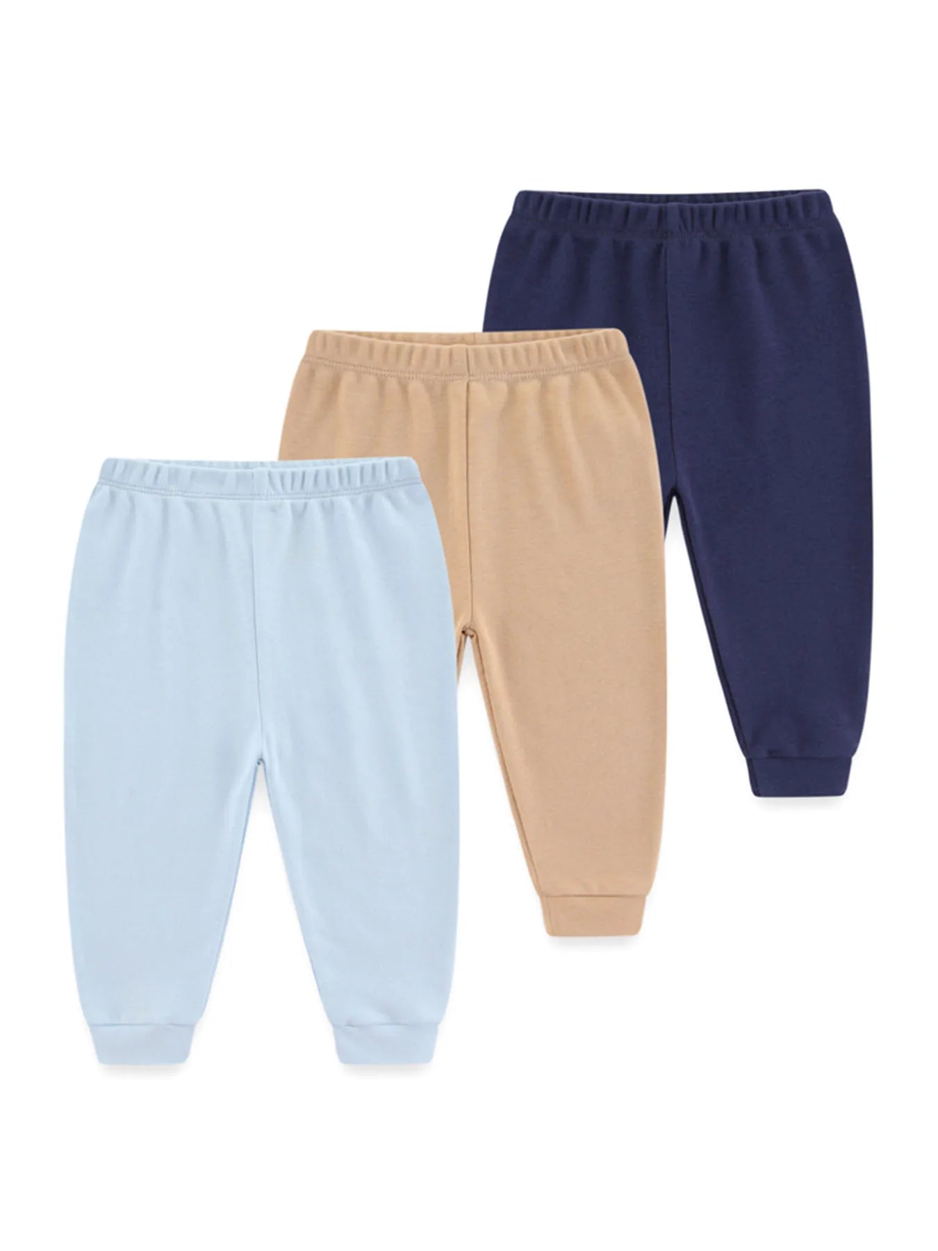 Baby Boys & Girls 100% Cotton Pants - Four-Seasons Soft Solid Pants (1/3 Pack) — view 9 of baby bottoms