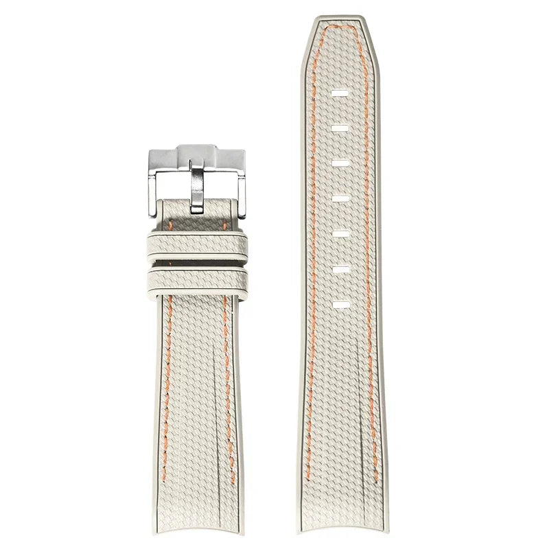 MoonSwatch Diving Strap — 20mm Curved-End Rubber Watch Band for Omega x Swatch — view 11 of watch straps