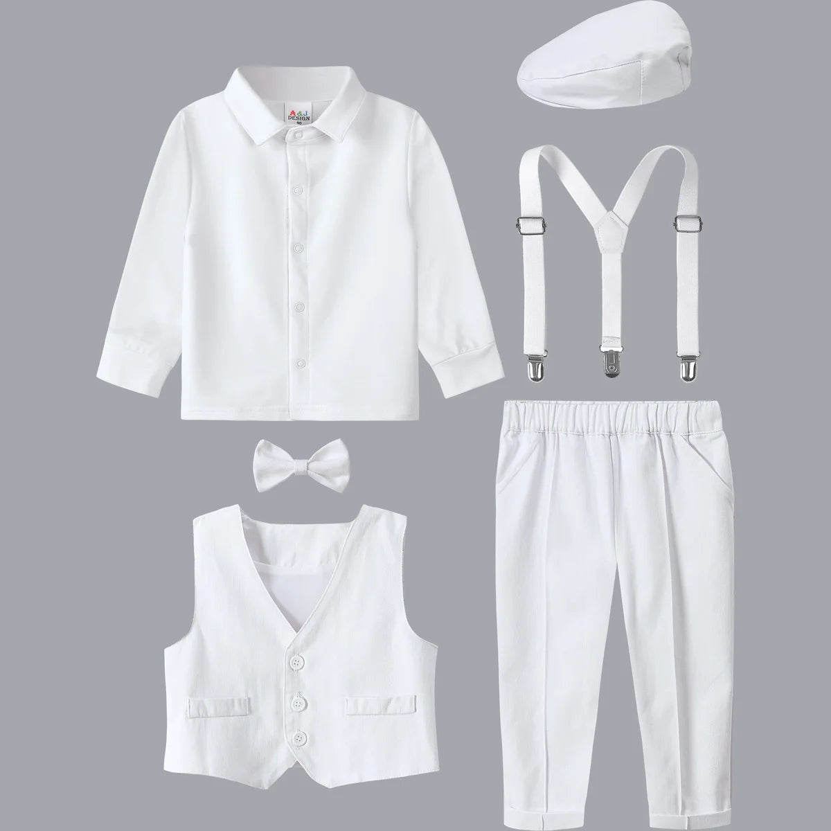 Baby Boy Baptism Outfit – Infant Gentleman Suit for Easter, Party, Wedding, and Ceremony