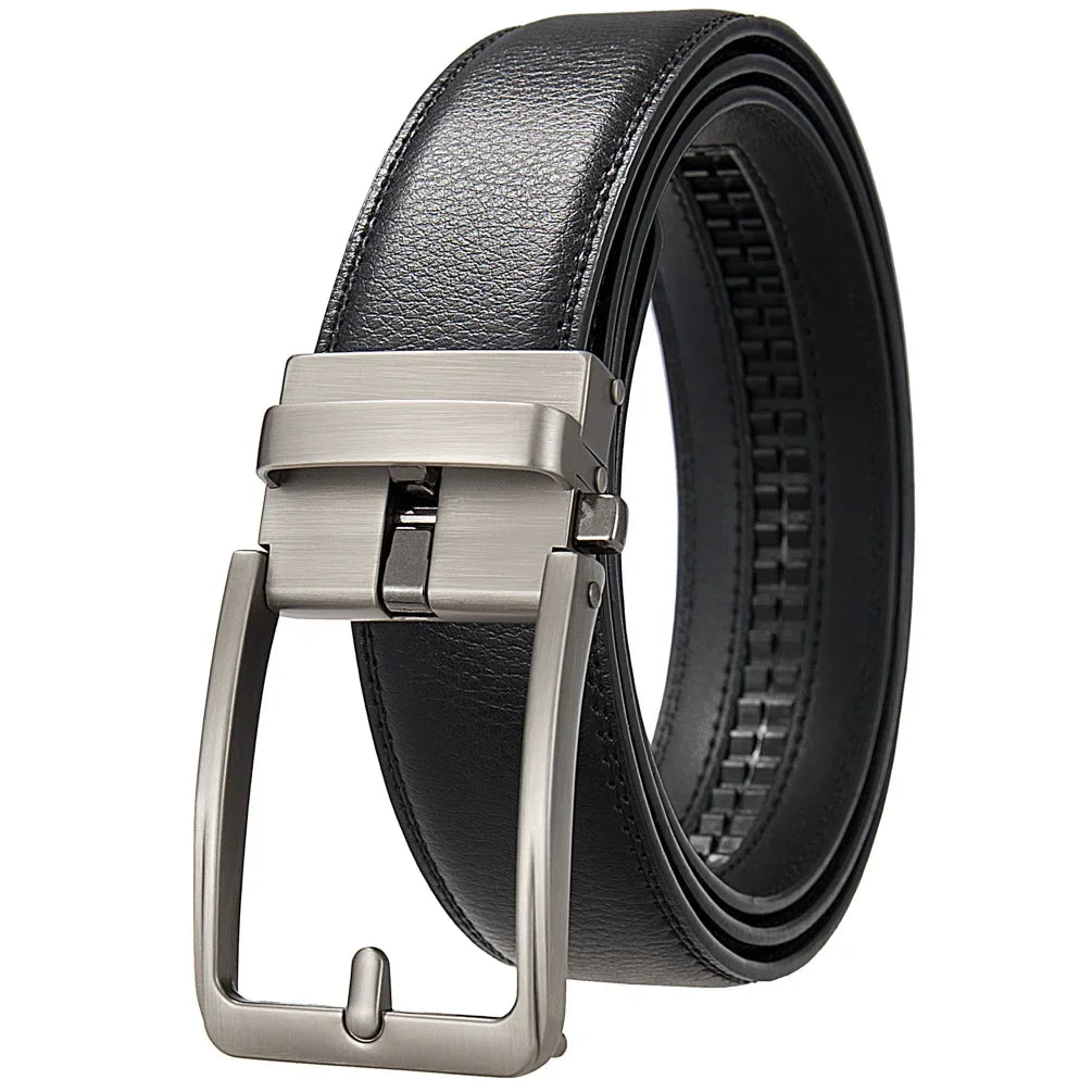 Belts Click Automatic-Buckle Men's Genuine Leather Belt — Luxury-style — view 5 of belts