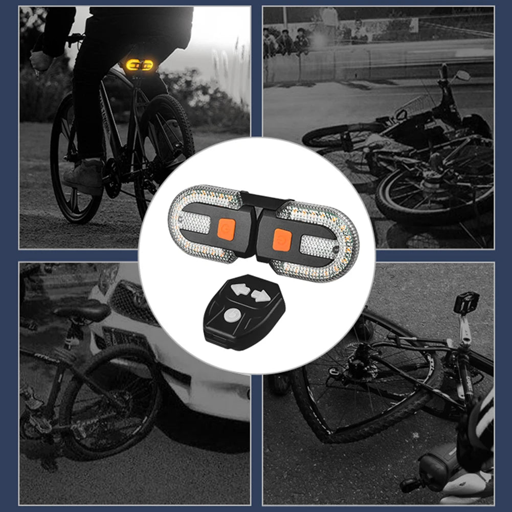 Bicycle Turn Signal Tail Light with Wireless Remote — Brake & Indicator Set — view 5 of outdoor sports