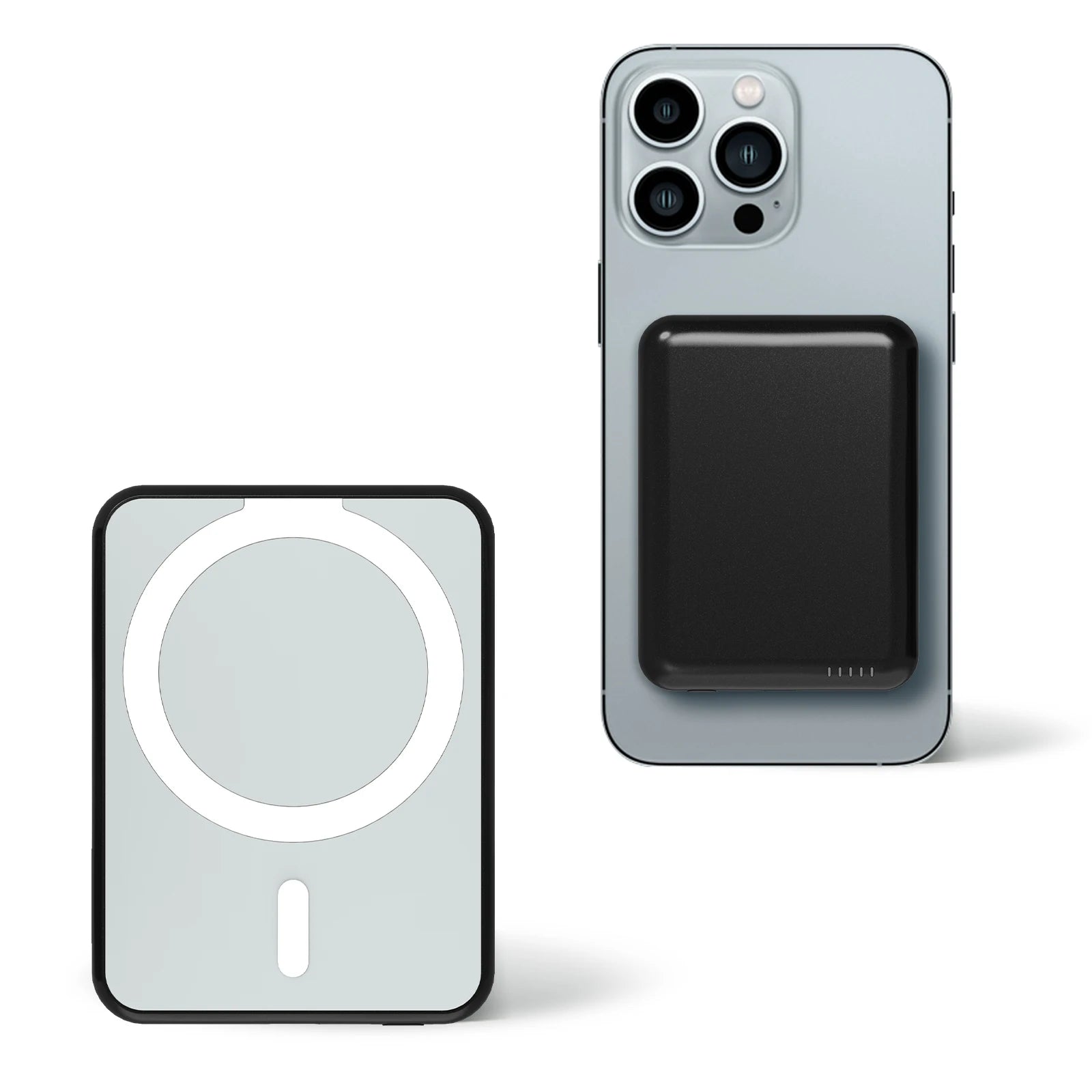 Magnetic 5000mAh Wireless Power Bank for iPhone 16/15/14 MagSafe with USB-C — view 1 of power banks