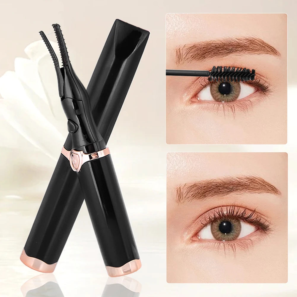 USB Rechargeable Heated Eyelash Curler – Quick Heat Natural Lift for Long-Lasting Curl — view 2 of beauty & personal care