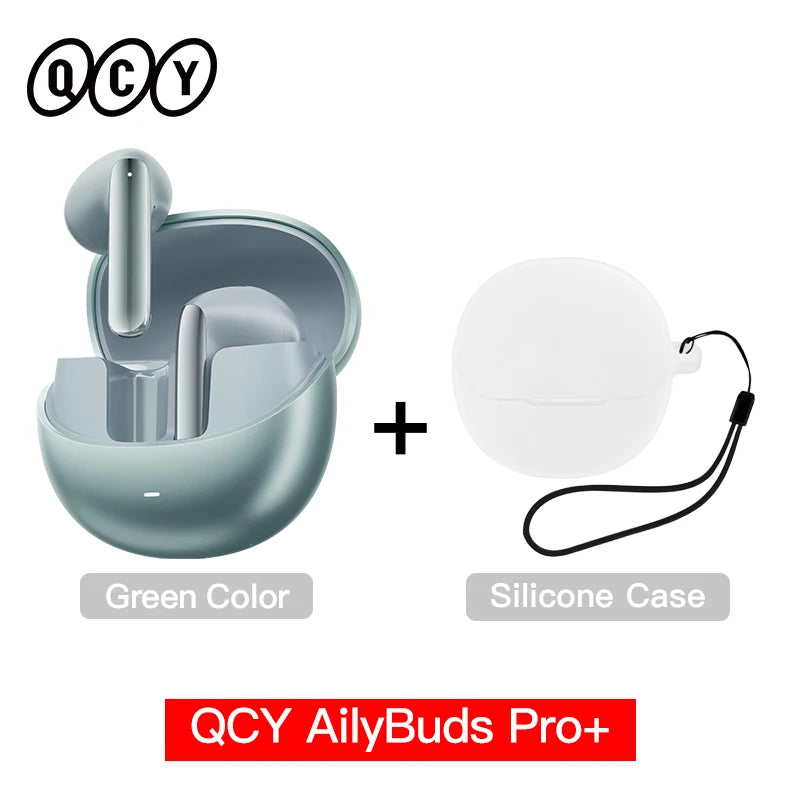 QCY HT10 AilyBuds Pro+ ANC Wireless Earbuds — Hi-Res LDAC Bluetooth 5.4 In-Ear Headphones
