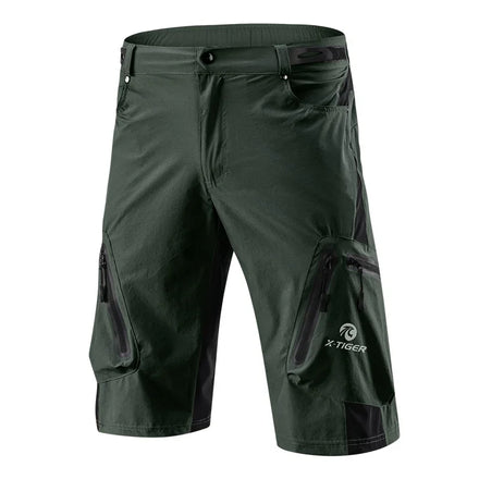 X-Tiger Men&rsquo;s Cycling Shorts &mdash; 5D Gel Pad MTB Downhill Loose Outdoor Bike Shorts — view 1 of shorts