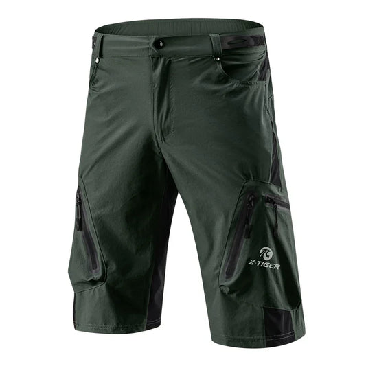 X-Tiger Men&rsquo;s Cycling Shorts &mdash; 5D Gel Pad MTB Downhill Loose Outdoor Bike Shorts — view 1 of shorts