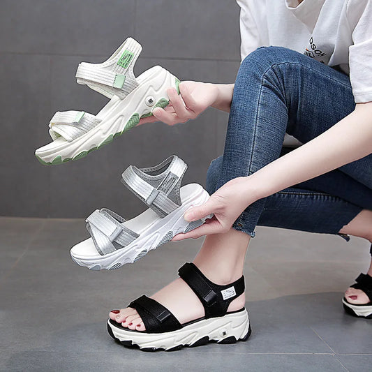 Sandals & Slides — Dad Sandals Platform Sport Sandals, Non-Slip Chunky Slides — view 1 of sandals & slides