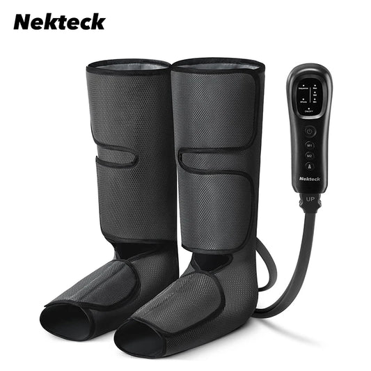Nekteck Leg Massager — Air Compression Calf Wraps for Circulation — view 1 of recovery & massage