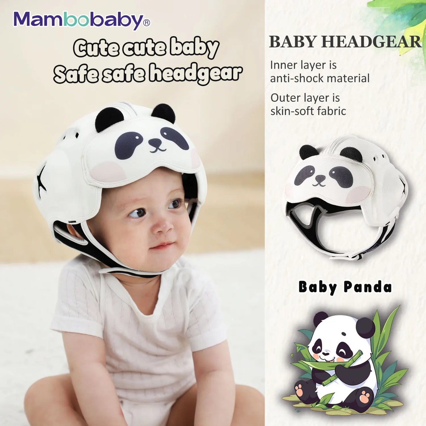 Premium Anti-Shock Baby Helmet - Soft Toddler Head Protector for Crawling & Walking — view 8 of baby safety helmets
