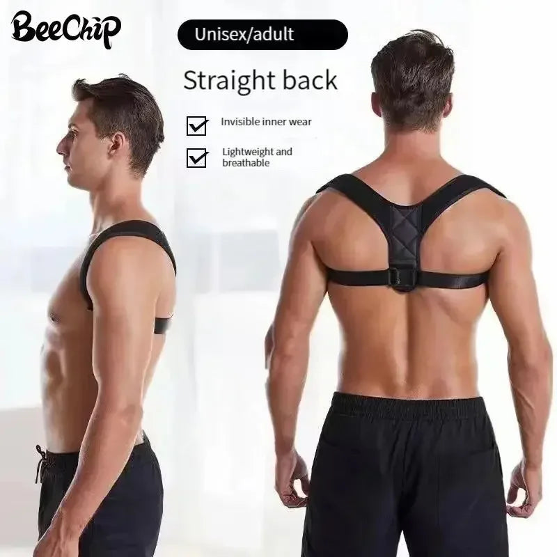 Pink Posture Vest for Women — Feminine Clavicle & Spine Corrector — view 3 of braces & support