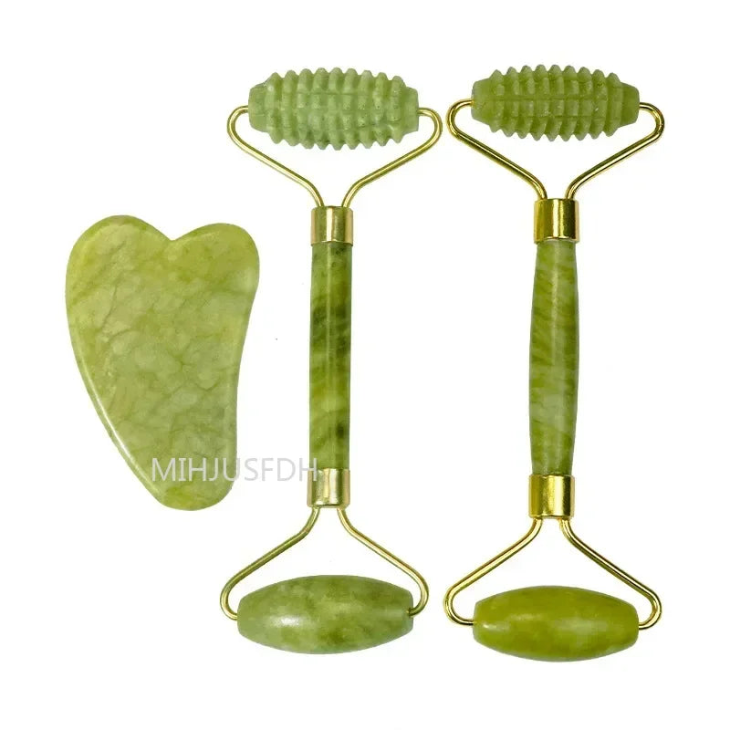 Natural Jade Roller — Facial & Body Massage Roller for Your Skincare Routine — view 6 of personal care