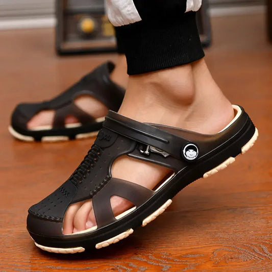 Sandals & Slides — Men's Outdoor Beach Slippers, Anti-Slip Peep-Toe Slip-On — view 1 of sandals & slides
