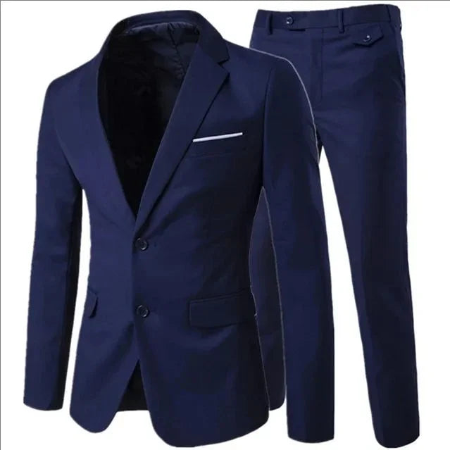 Men Suits For Wedding Elegant 3 Pieces 2 Set Jackets Vest Pants Luxury Blazers Outfit Fashion Classic Full 2024 Formal Costume