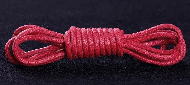 Waxed Leather Shoelaces — Waterproof Round Boot & Dress-Shoe Laces — view 8 of shoe accessories