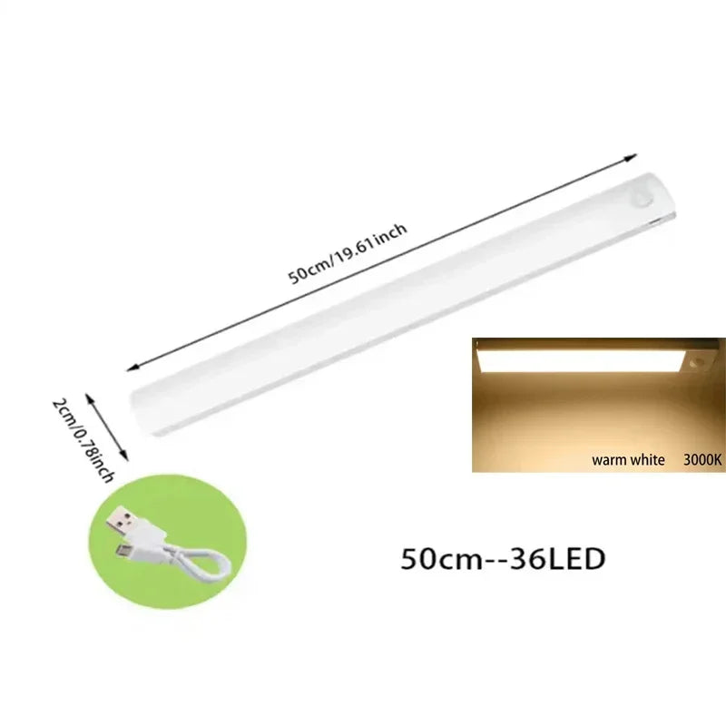 Under-Cabinet Kitchen Light &mdash; Motion Sensor USB Rechargeable Magnetic Strip for Wardrobe &amp; Cupboards — view 13 of led &amp; smart lighting