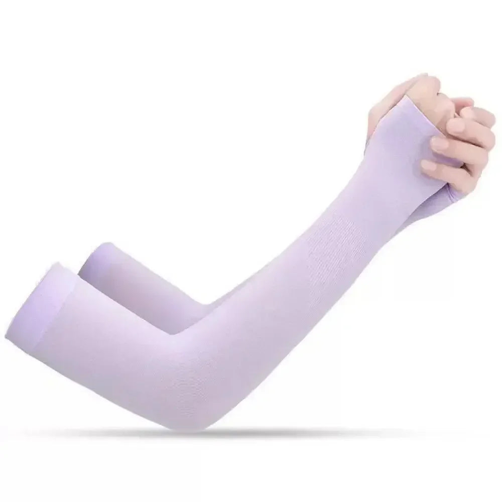 Cooling UV Compression Arm Sleeves — Sun Protection for Cyclists & Golfers — view 8 of braces & support