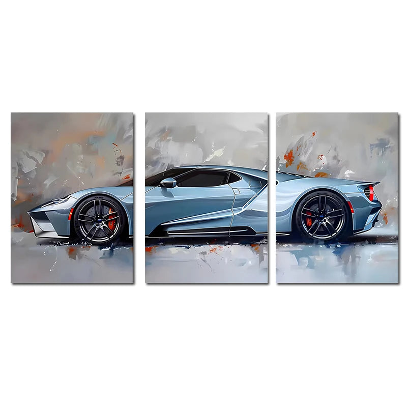 3-Piece Supercar Canvas Poster Set &mdash; Famous Sports Cars Wall Art for Boys&rsquo; Room &amp; Home — view 12 of wall art & prints