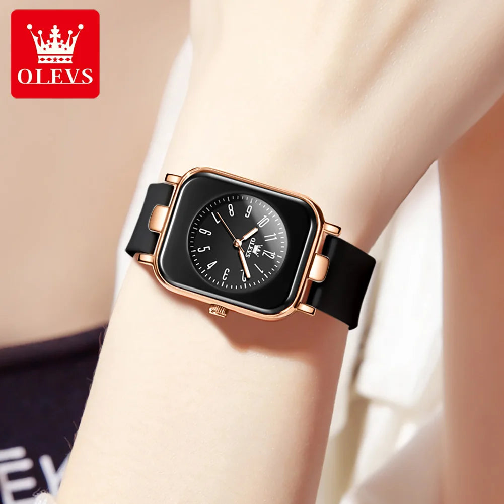 OLEVS Women's Small Dial Watch — Fashion Simple Quartz Wristwatch — view 4 of watches