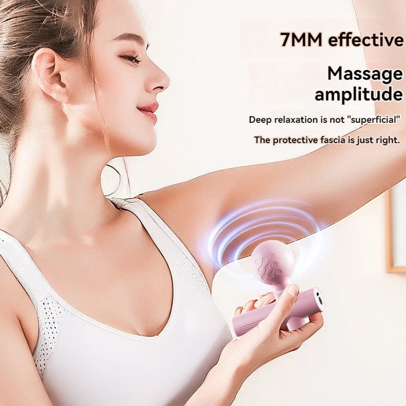 USB Mini Massage Gun – Portable Fascia Muscle Relaxation Neck Massager (AIBOULLY) — view 3 of electronics & gadgets