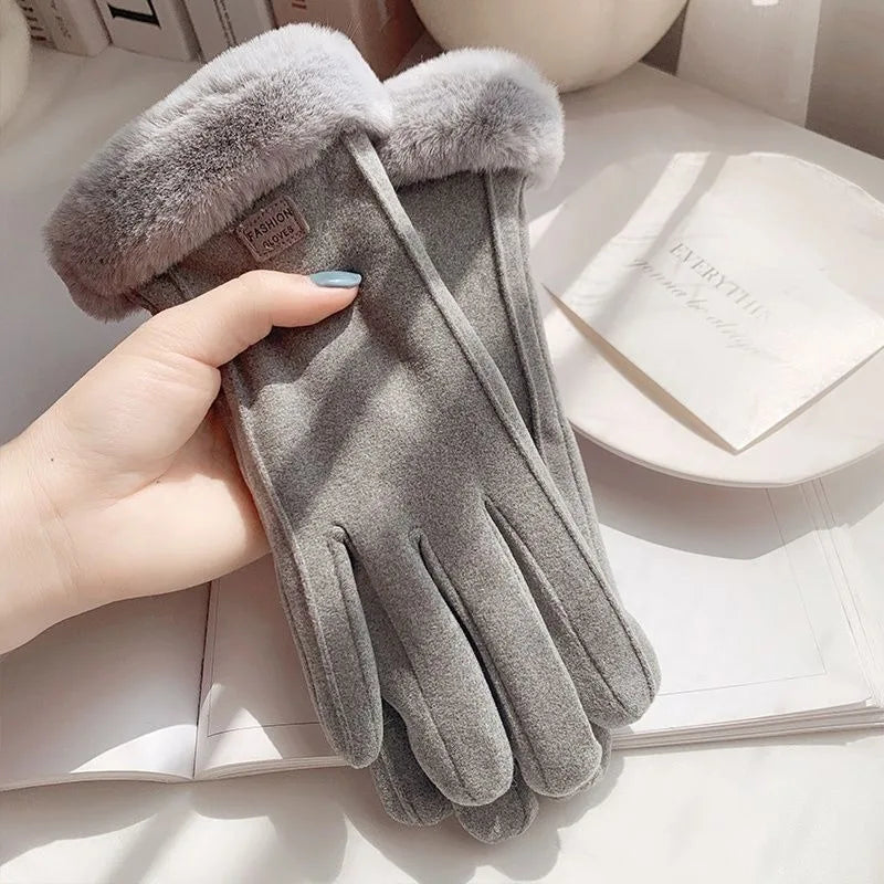 New Gloves Ladies Touch Gloves Mittens Women Winter Gloves Thermal for Girls HST03