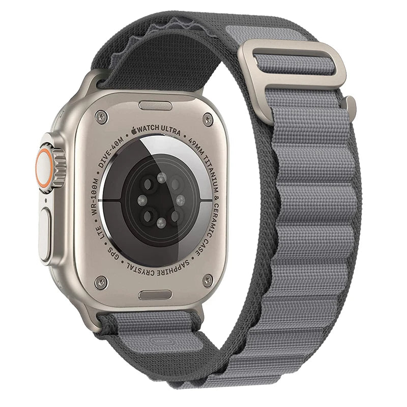 Alpine Loop Strap for Apple Watch Ultra — Nylon Hook Band 42/45/46/49mm