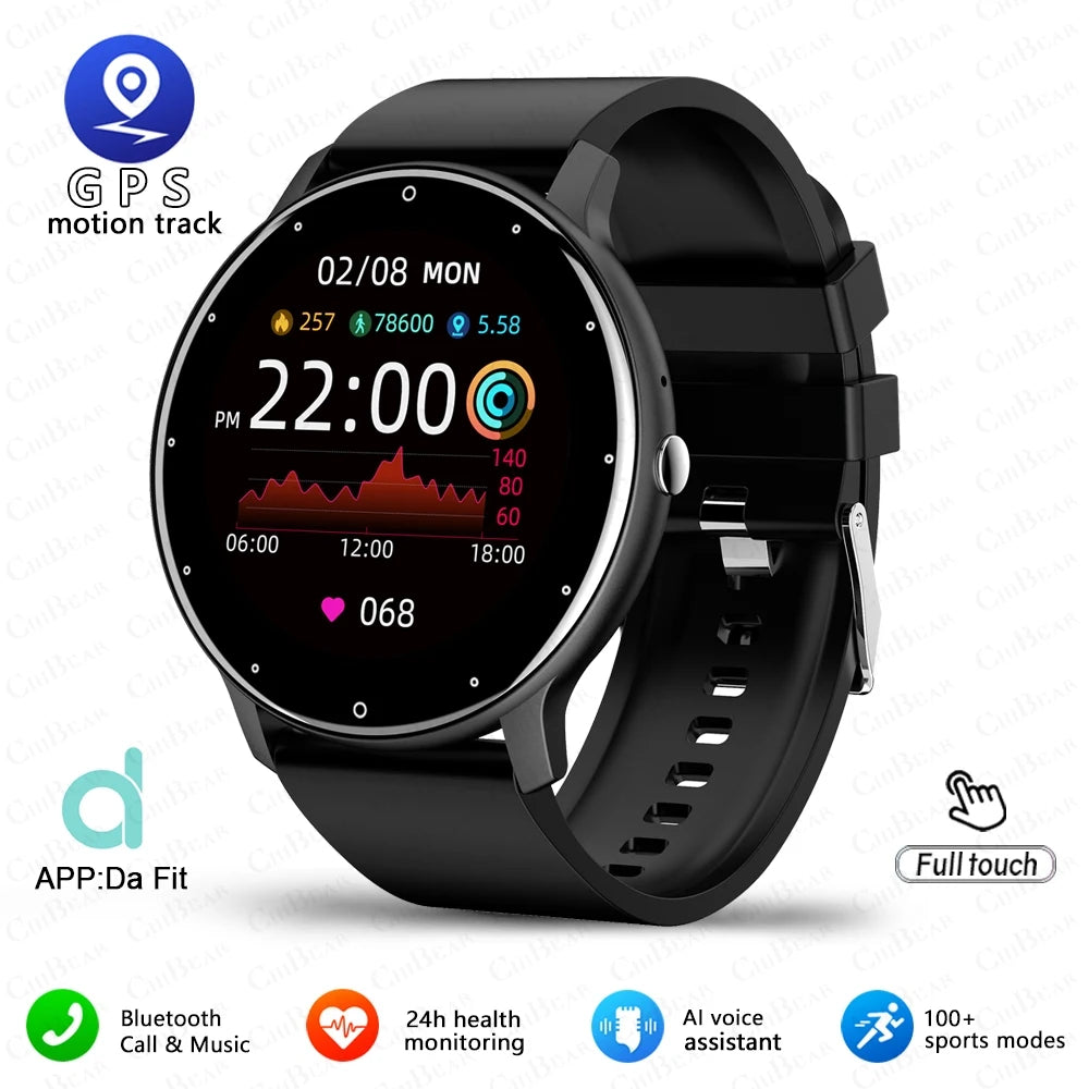 2026 Men's Ultra-Slim Smart Watch — 100+ Sports Modes AI Voice Bluetooth Smartwatch — view 12 of smart watches