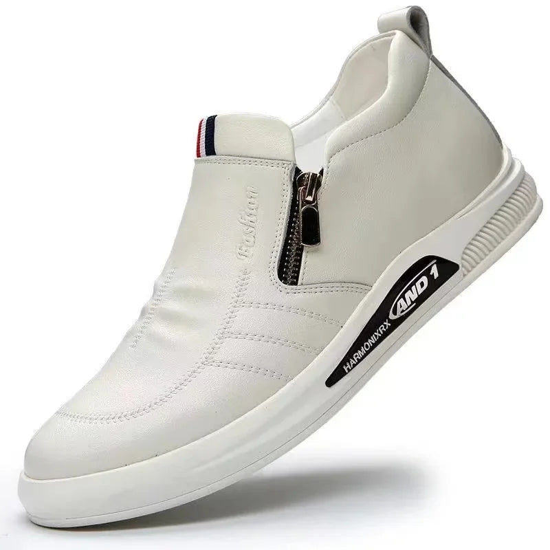 All-Season Men's Leather Loafers — Slip-On Business Casual Moccasins — view 7 of flats & loafers