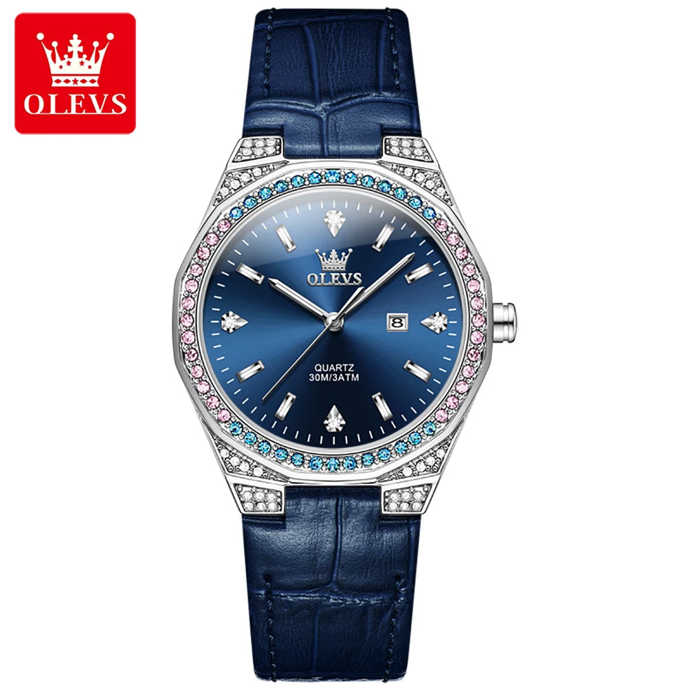 OLEVS Women's Diamond Watch — Original Luxury Quartz Wristwatch — view 11 of watches
