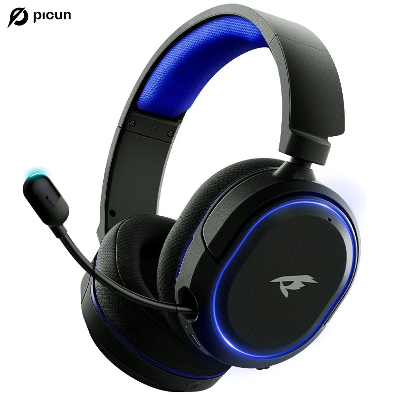 Picun G2 Wireless Gaming Headset – 2.4G + Bluetooth, 5ms Low Latency, 7.1 Surround, ENC Mic — view 10 of electronics & gadgets