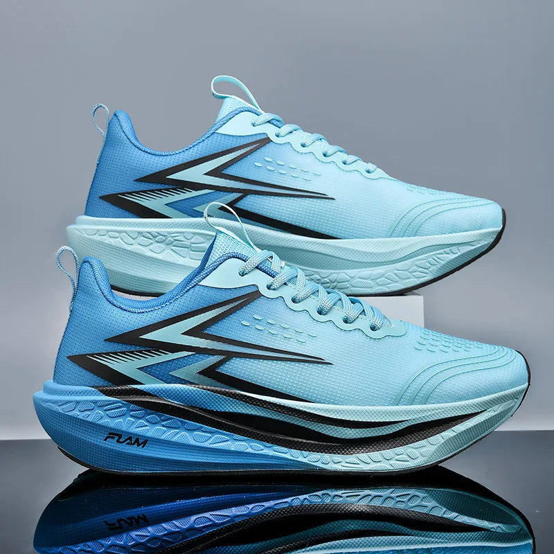 Carbon Board Running Sneakers — Marathon Lightweight Non-Skid Breathable Trainers — view 7 of sneakers