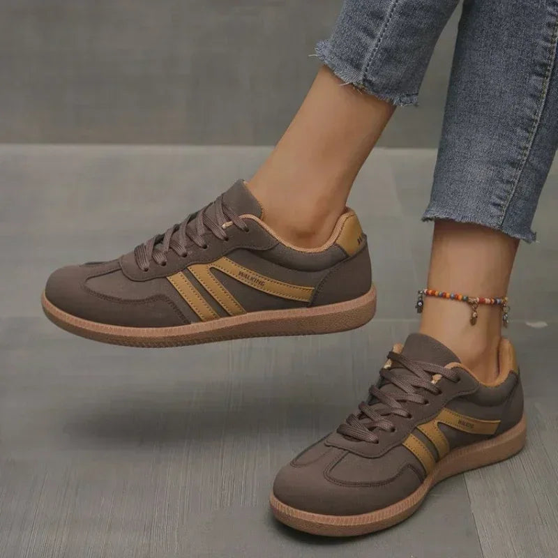 Women's Lightweight Slip-On Sneakers — Outdoor Walking Flat Loafer Comfort — view 4 of sneakers