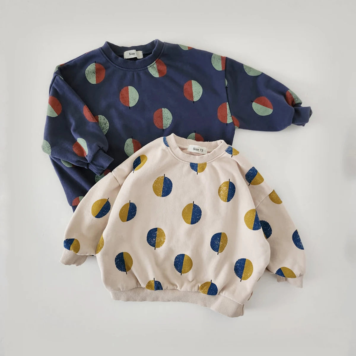 Baby Boys’ Balloon Print Sweatshirt & Pants Set – Kids Spring/Autumn Outfit