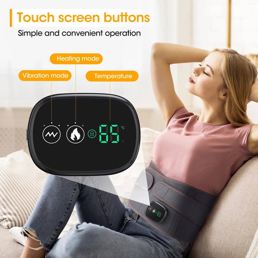 Heated Lumbar Massager Belt with Vibration — Heat + Massage + Support 3-in-1 — view 6 of braces & support
